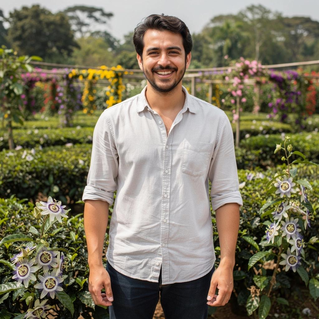 Prikaz sušenih listova strastvene cvjetnice u prozirnoj posudi, s mirisnim biljem.